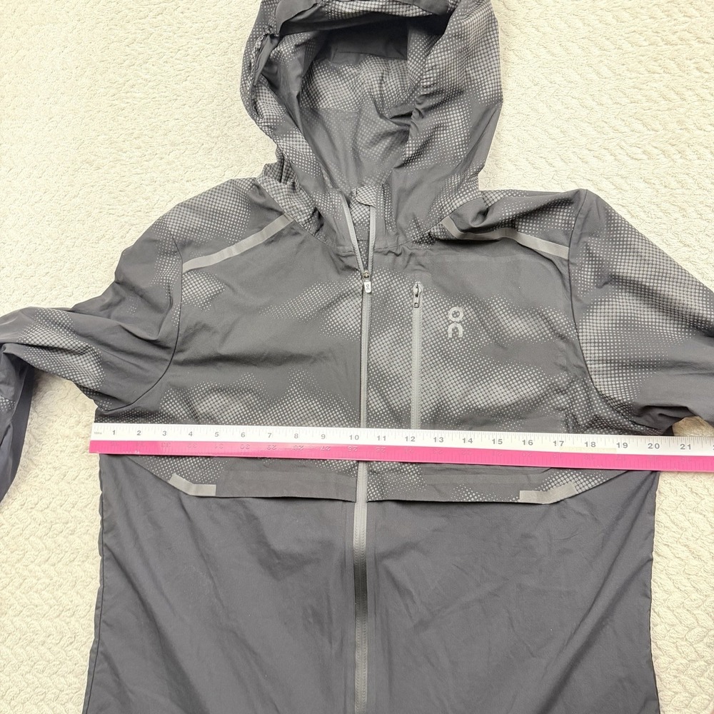 Womens ON Cloud Running Weather Jacket size XL Packable Lightweight Black - Picture 5 of 12